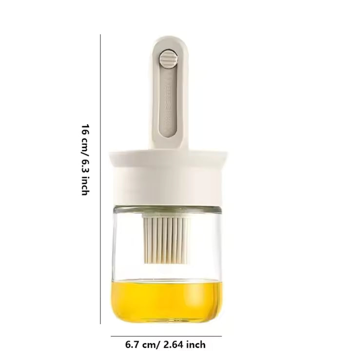 1pc Olie Dispenserfles Borstel