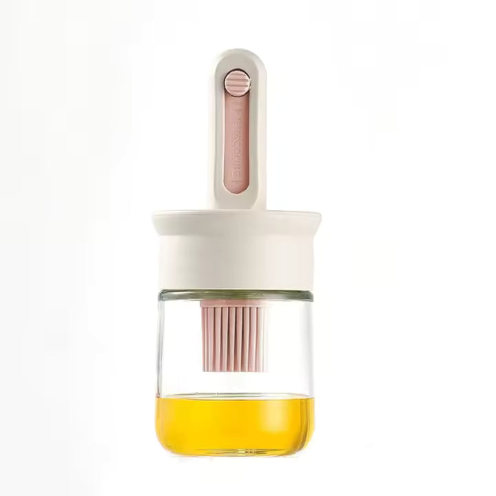 1pc Olie Dispenserfles Borstel
